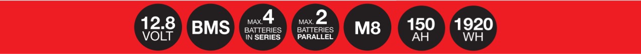 Principaux avantage de la batterie lithium LFP MC CAMPING pour bateau, camping-car et van aménagé.